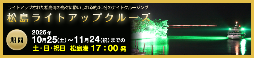 松島ライトアップクルーズ